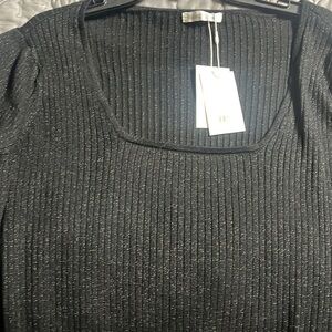 NWT black sparkle Blue Orchid dress 1X